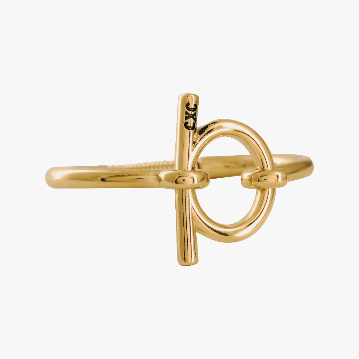 Foto de Detalle de Pulsera en baño de Oro de CXC