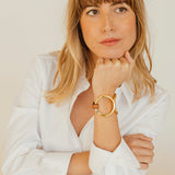 Pulsera Overo Cuero