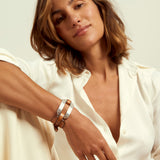 Pulsera Octógono Cuero