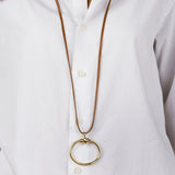 Collar Bit Amazona Cuero