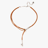 Foto de Detalle de Collar en baño de Plata de CXC