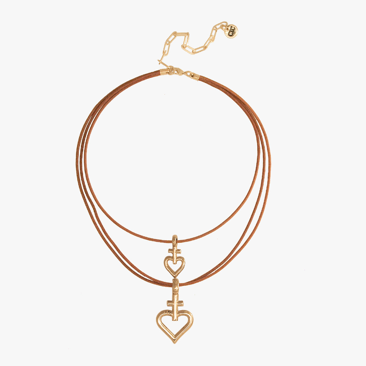 Foto de Detalle de Collar en baño de Oro de CXC