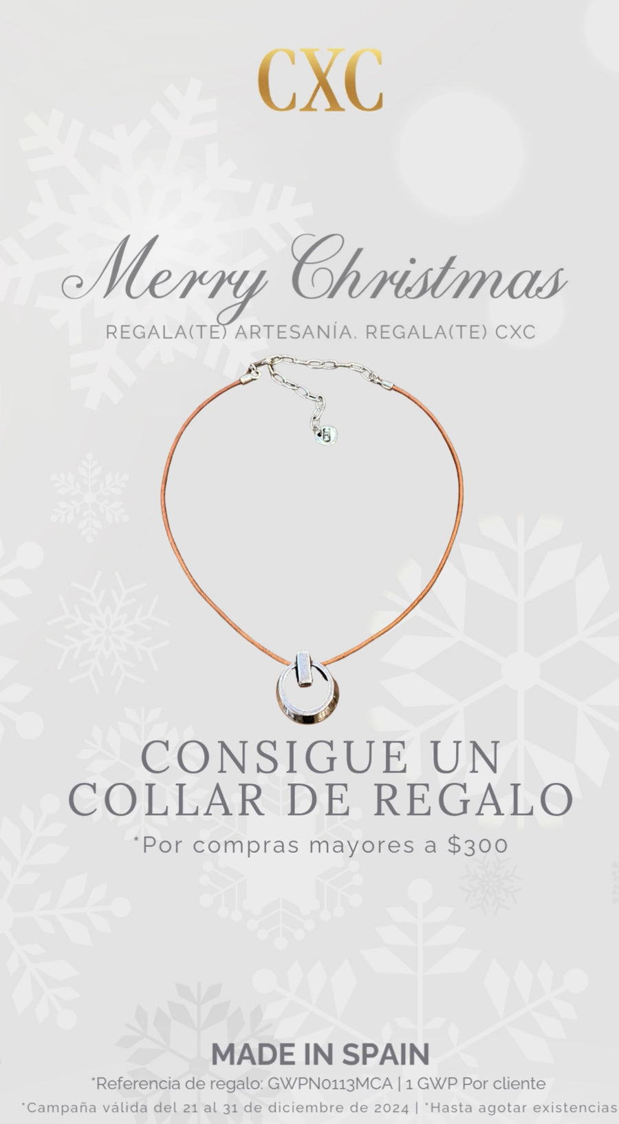 Collar GWPN0113MCA- Navidad 2024