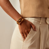 Pulsera Alazán Cuero