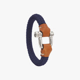 Pulsera Grillete Cordón Trenzado