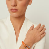 Pulsera Grillete Cordón Trenzado