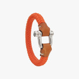 Pulsera Grillete Cordón Trenzado