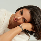 Pulsera Estribo Ascot Cuero Mini