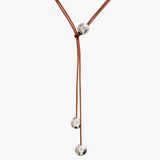 Collar Bolas Péndulo Sliding Cuero