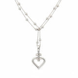 Collar Corazón Cruz