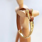 Pulsera Grillete Cuero