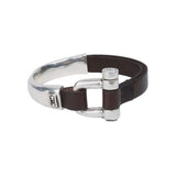 Pulsera Grillete Cuero