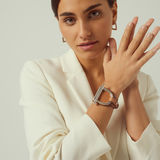 Pulsera Estribo Cuero