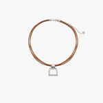 Choker Estribo Cuero